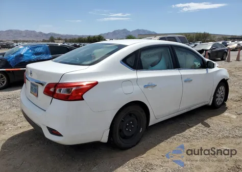 2016 Nissan Sentra S z USA, uszkodzony, nr VIN 3N1AB7AP6GY229143